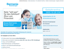 Tablet Screenshot of beste-zahnversicherung.de